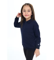Toontoy Kız Çocuk Baskılı Sweatshirt (Lacivert)