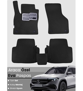 Mercedes Benz EQB (2021-2025) Uyumlu EVA Paspas Tam Set–Araca Özel Tasarım,Su Geçirmez,Kolay Montaj