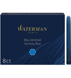 Waterman Dolmakalem Kartuşu Uzun 8'li Mavi 