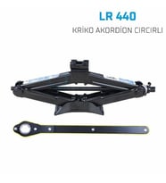 Oto araç kaldırma krikosu cırcırlı-akordion model 1,5 ton taşıma kapasiteli (Beyaz)