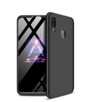 Microsonic Huawei Honor 10 Lite Kılıf Double Dip 360 Protective (Siyah)