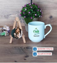 Gıda Mühendisi Kupa Bardak Beyaz ve Fotoğraflı Ahşap Anahtarlık Hediye (Model 5)