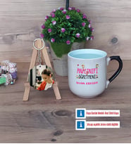 Anasınıfı Öğretmeni Kupa Bardak Beyaz ve Fotoğraflı Ahşap Anahtarlık Hediye Öğretmenler Günü Hediyesi (Model 10)