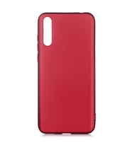 Huawei P Smart S (Y8P) Kılıf Soft Mat Premier Case (Mürdüm)