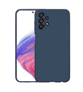 Galaxy A13 4G Kılıf Zore Mara Lansman İç Yüzeyi Kadife Kılıf (Lacivert)