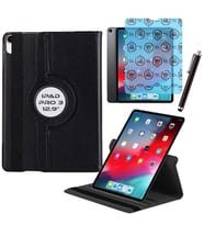 Apple iPad Pro 3 12.9 inç 3 Nesil Uyumlu Kılıf Ekran Koruyucu Ve Kalem Set (Siyah)
