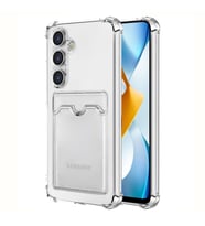 Microsonic Samsung Galaxy S24 Plus Card Slot Shock Kılıf Füme (Çok Renkli)