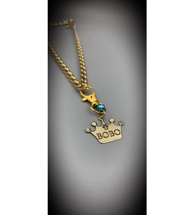 Can Dost Kedi Köpek Tasma (Gold)