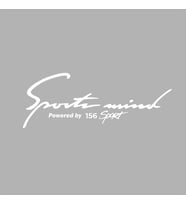Sports Mind Alfa Romeo 156 Sports Sticker siyah 21x10 CM (Beyaz)