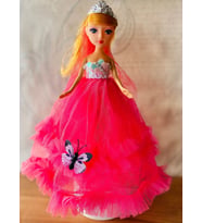 PRENSES HAREKETLİ MÜZİKLİ BEBEK (Pembe)