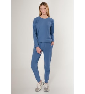Pierre Cardin 8749 Embroidered Kadın Uzun Kol Pijama Takım