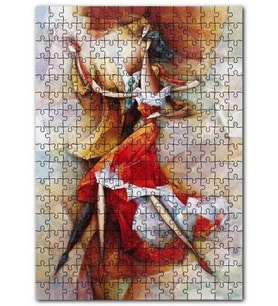 Cakapuzzle Dans Eden Çift Puzzle Yapboz MDF (Ahşap) (255 Parça)