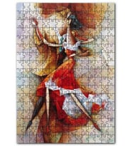 Cakapuzzle Dans Eden Çift Puzzle Yapboz MDF (Ahşap) (255 Parça)