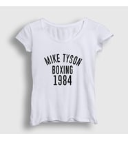 Presmono Kadın Sarı 1984 Mike Tyson T-Shirt 157458tt (Beyaz)