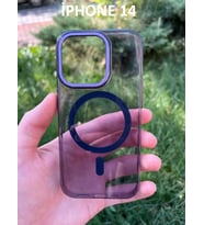 İphone 14 Hybrid Magsafe Animasyonlu Sararmaz Kılıf