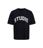 Jack & Jones Jorbrınk Studio Erkek Bisiklet Yaka Turuncu T-shirt 12227718 (Siyah)