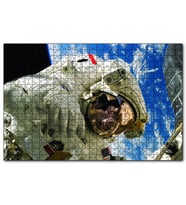 Cakapuzzle  Uzaydaki Astronot  Puzzle Yapboz MDF (Ahşap) (500 Parça)