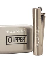 Kişiye Özel Clipper Marka Metal Çakmak - Renk Seçenekli (Krom)