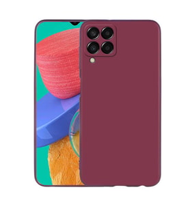 Galaxy M33 Kılıf Zore Premier Silikon Kılıf (Mürdüm)