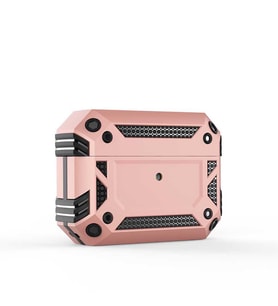 Apple Airpods Pro Kılıf Zore Airbag 15 Zırh Tasarım Kılıf (Rose)