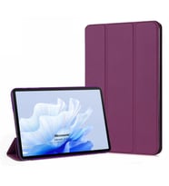 Microsonic Huawei MatePad Air Kılıf Slim Translucent Back Smart Cover Siyah (Mor)