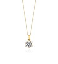 14 Ayar Altın Lotus Kolye (Rose)