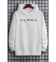 Unisex Baskılı Sweatshirt (A.Beyaz)