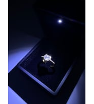 Işıklı kutuda çelik pandora yüzük kalpli ciddi ilişki yüzüğü (Gold)