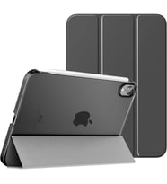 Apple iPad Air 5 10.9 2022 M1 Kılıf PU Deri Smart Standlı Case A2588 A2589 A2591 (Siyah)