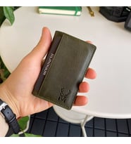 Modica® Orsa - Hakiki Deri Mini Kartlık (Yeşil)