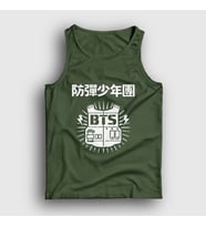 Presmono Unisex Sarı Vest Bts Atlet 22755tt (Haki)