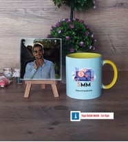 Mali Müşavir Fotoğraflı Dekoratif Taş, Kupa Bardak Beyaz HediyeMuhasebeciler Günü Hediyesi (Model 7)