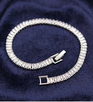 Sıralı Çelik Bileklik (Gümüş)