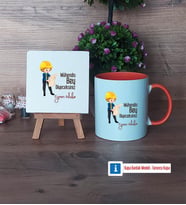 Mühendisler Günü Hediyesi Dekoratif Taş, Kupa Bardak Kırmızı Hediye (Model 12)