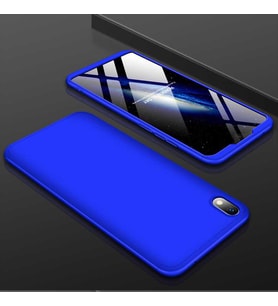 Xiaomi Redmi 7A Kılıf Zore Ays Full Koruma Kılıf (Mavi)