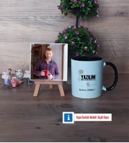 Yazılım Mühendisi Fotoğraflı Dekoratif Taş, Kupa Bardak Beyaz Hediye (Model 11)