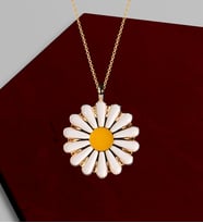 Silver Papatya Kolye (Gold)