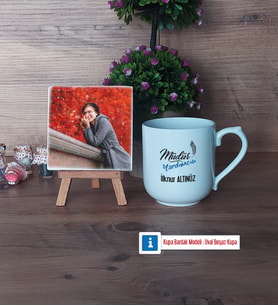 Müdür Yardımcısı Fotoğraflı Dekoratif Taş, Kupa Bardak Beyaz Hediye Öğretmenler Günü Hediyesi (Model 5)