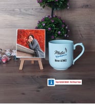 Müdür Yardımcısı Fotoğraflı Dekoratif Taş, Kupa Bardak Beyaz Hediye Öğretmenler Günü Hediyesi (Model 5)