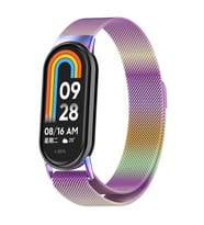 Microsonic Xiaomi Mi Band 8 Milanese Loop Kordon Siyah (Çok Renkli)