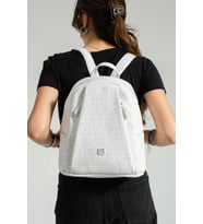 Just Polo 9 Bölmeli Büyük Boy Yeni Sezon Kadın Sırt Çantası 28x33cm PBU4040  (Beyaz)