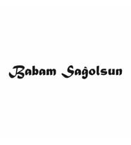 Babam Sağolsun Araba Sticker siyah 18x2 CM (Siyah)