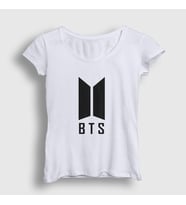 Presmono Kadın Sarı Doors Bts T-Shirt 21993tt (Beyaz)