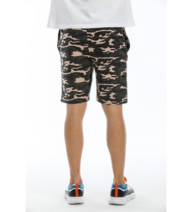 Süperlife Erkek Regular Fit Brooklyn Baskılı Şort SPR 208 (Koyu Kamel)