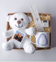 Kişiye Özel Polaroid Fotoğraflı Peluş Oyuncak Hediye Seti (Model 4)