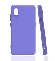 Kvy Tcl L7 Biye Silikon Kılıf (Lila)