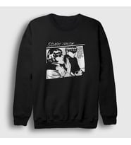 Presmono Unisex Beyaz Goo Sonic Youth Sweatshirt 452703tt (Siyah)