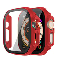 Microsonic Apple Watch Ultra 2 Kılıf Matte Premium WatchBand Turuncu (Kırmızı)