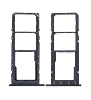 Samsung Galaxy A02s Uyumlu Sim Kart Tepsisi SM-A025F (Siyah)