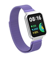 Xiaomi Redmi Watch 2 Lite Zore KRD-58 Metal Kordon (Lila)